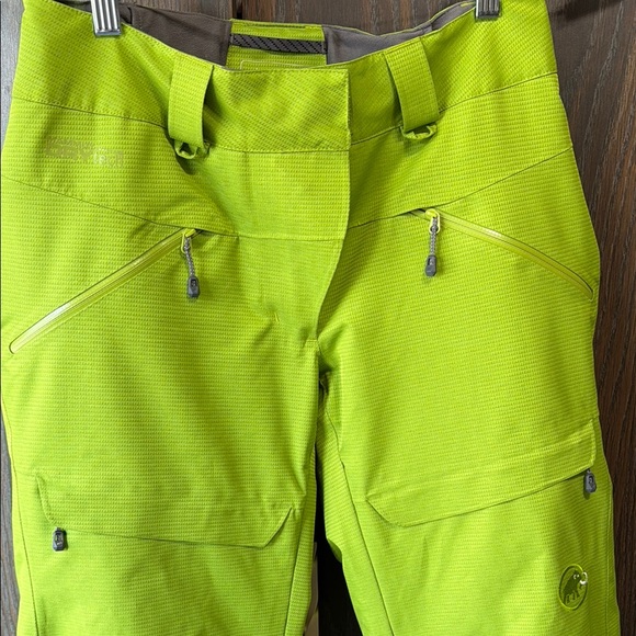 Mammut Swiss Design Ski Snow Pants Bright Green, Women’s EU 36, US 6 - Picture 2 of 11